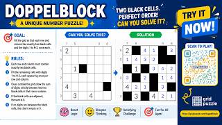 How to Play Doppelblock Puzzle Rules & 6x6 Pure Solve 🧩 [No Commentary]