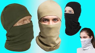 Tailoring and sewing a balaclava mask without anyone's help