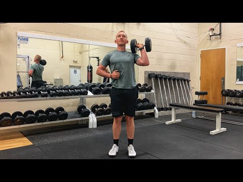 How to 1-arm Standing Dumbbell Shoulder Press in 2 minutes or less