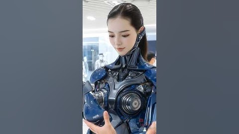 Guy Tries Out the Newest Girlfriend Robot at the Expo.