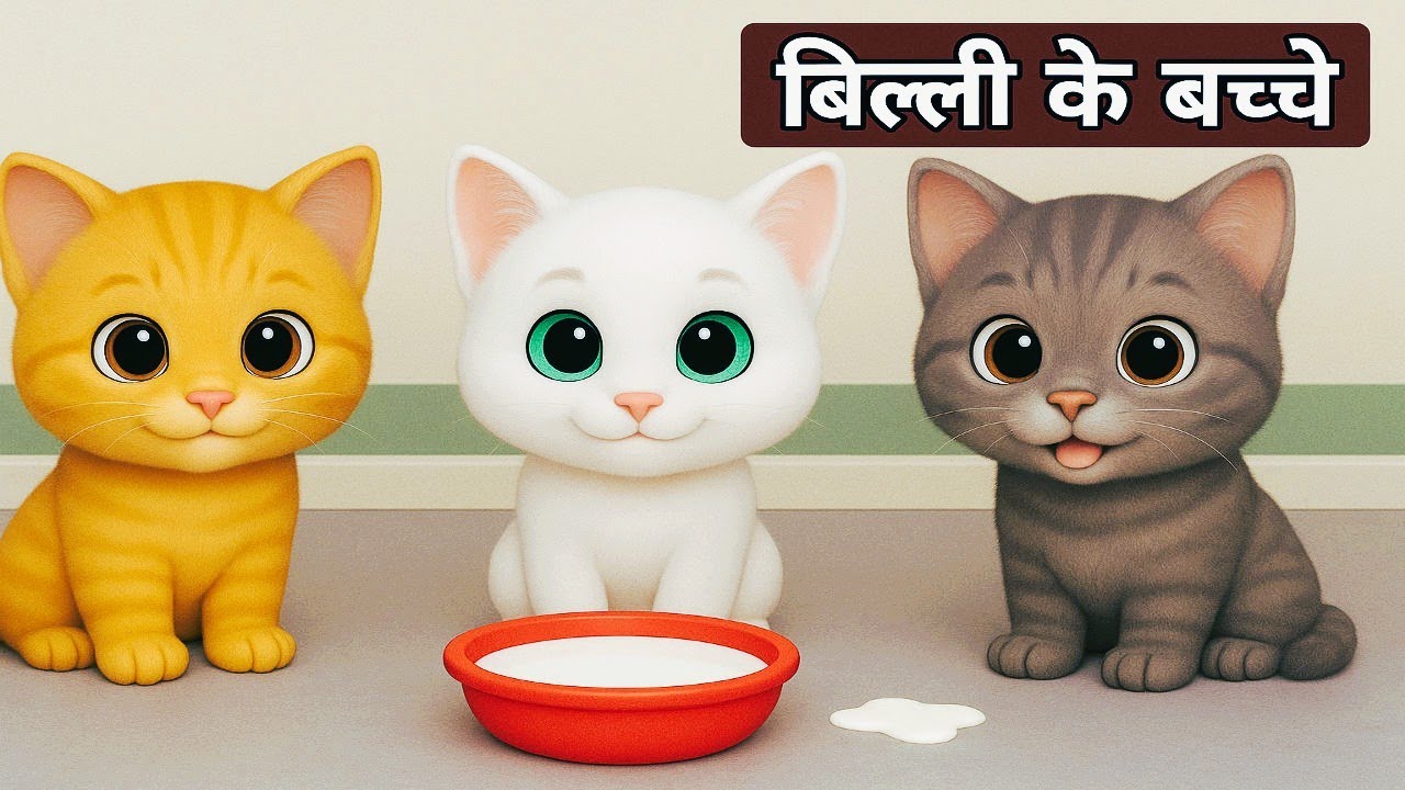 Billi ke Bache | Cat Cartoon | Cat Meowing | Cat | Kittens | Billi | Meow Meow | Cat Videos | Cats