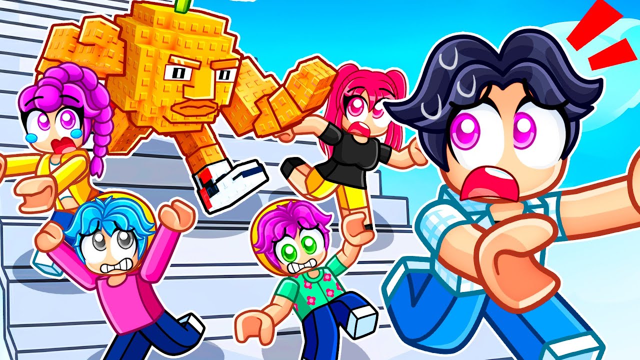 Survive The BRAINROT STAIRS In Roblox! (Kpop Demon Hunters)