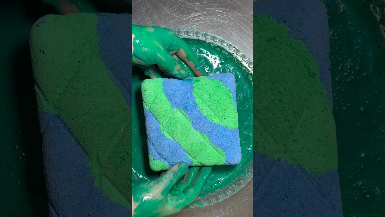 Blue/Green Quilted Pillow Crush