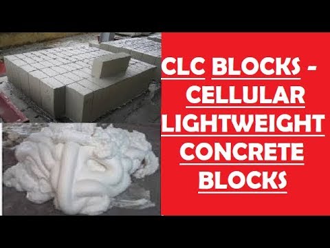 CLC Blocks - Cellular Lightweight Concrete