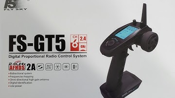 FlySky GT5 Unboxing & Setup