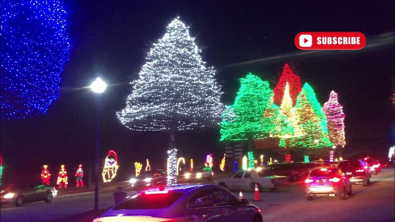 Swan Lake Christmas Lights!!!2022 Drip Them Lights!!! Watch Traffic