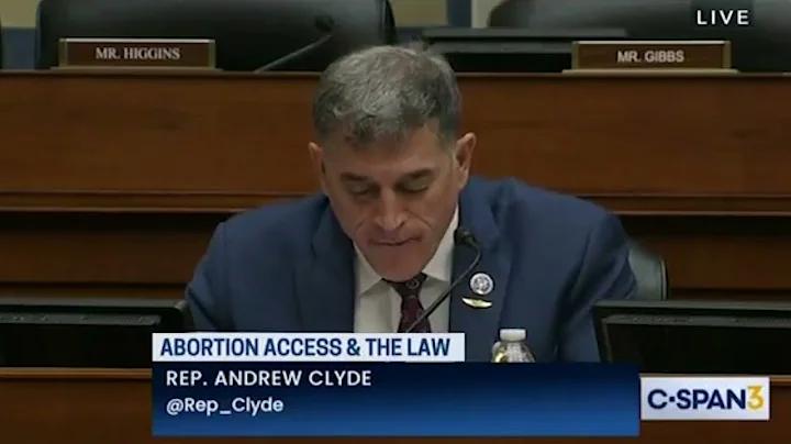 Rep. Clyde Presses Pro-Abortion Witness During Hou...