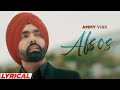 Afsos lyrical  ammy virk  gold boy  simar doraha  latest punjabi songs 2024