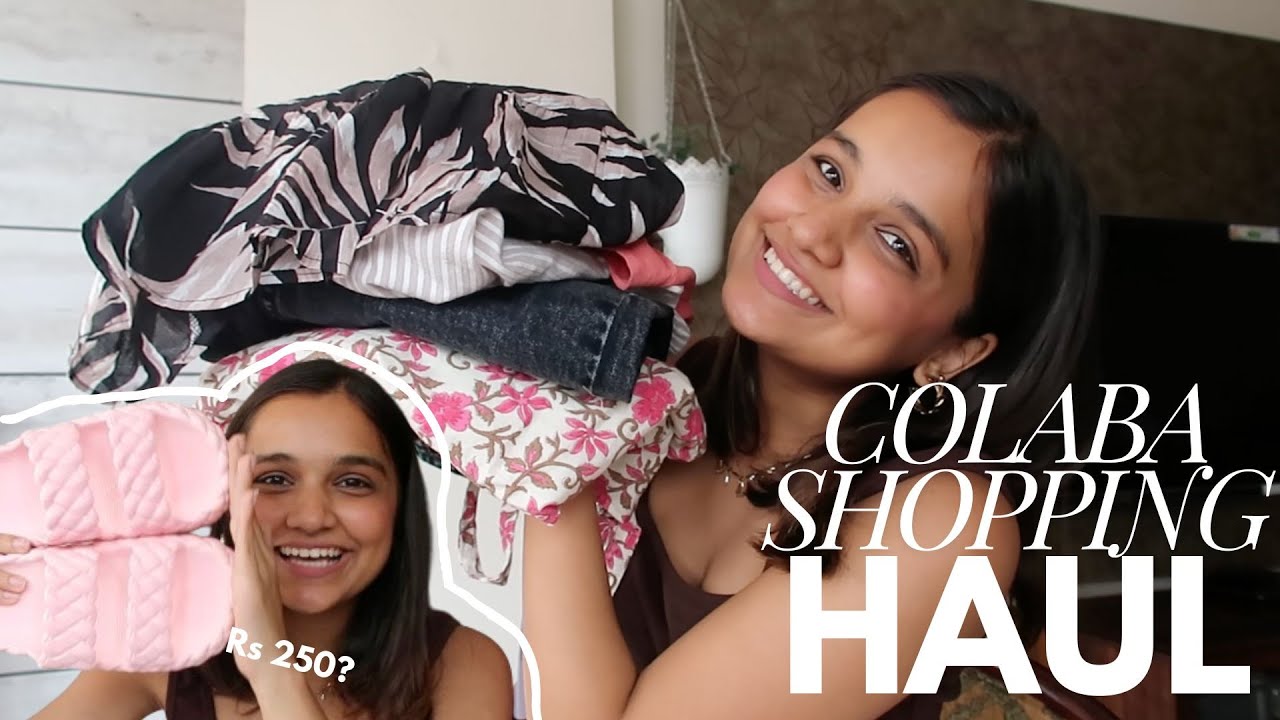 Colaba Causeway *TRY ON*  Haul + Vlog