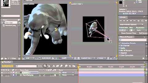 Adobe After Effects CS5 Tutorials - Work with 3D, Moving in 3D Part No.2