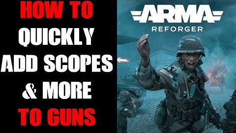 Arma Reforger How To Quickly Attach Scopes, Silencers & Ammo Type Outside Inventory With Inspect Gun