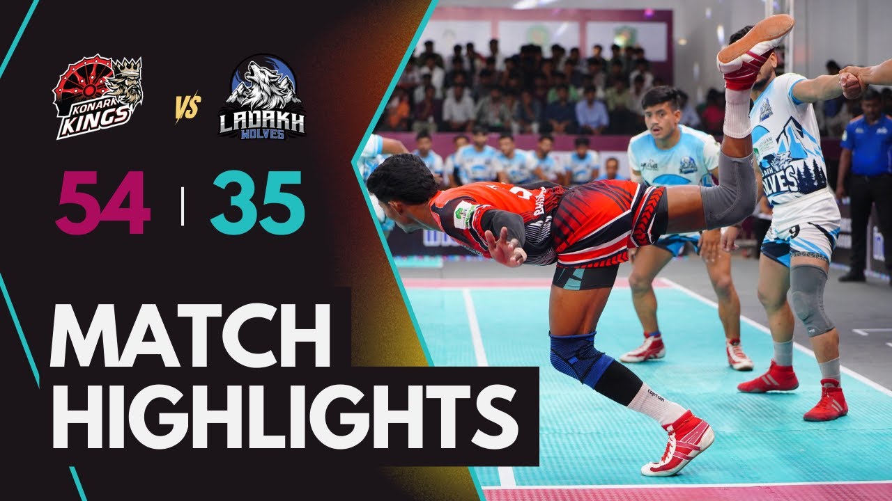 Match 35 | Konark Kings 54 - 35 Ladakh Wolves | Highlights - YKS 11 Division 3