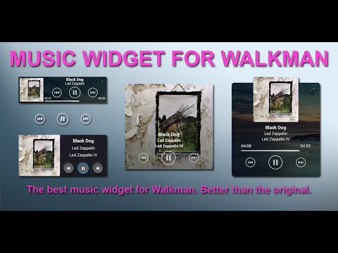 Muziek Widget voor WALKMAN ™