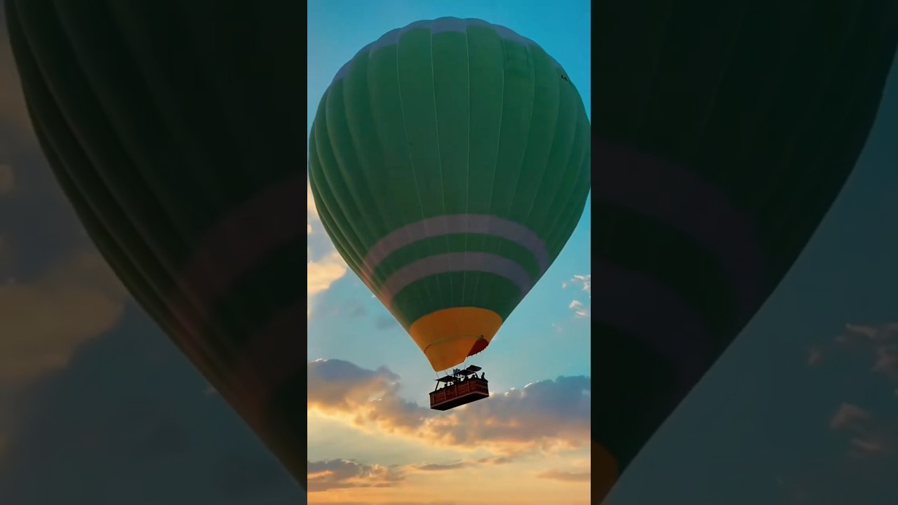 Floating with the clouds, leaving worries behind. ✨🌻 