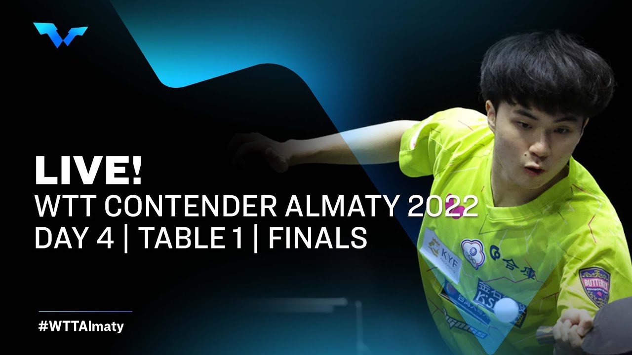 WTT Contender Almaty 2022 Day 4 Finals