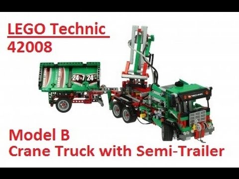 Lego Technic 42008 model B Crane Truck 