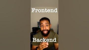 What’s the difference between frontend and backend ? #programming #tipsandtricks #coding #shorts