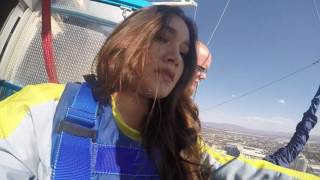 Stratosphere SkyJump in Las Vegas | Madison Sanchez