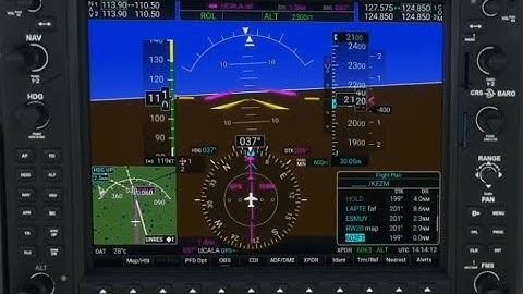 Full RNAV approach G1000