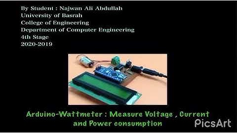 Arduino-Wattmeter: Measure Voltage, Current and Power Consumption