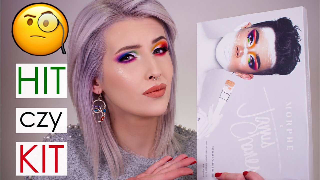 TESTUJĘ PALETĘ MORPHE x JAMES CHARLES 🤔
