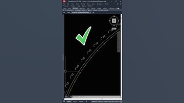 AutoCAD Trick: Equal Curve Length + Fast Auto-Dimension! #AutoCAD #YQArch #Circle