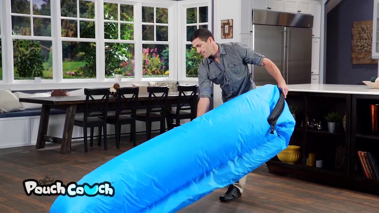 Evine 001649 Pouch Couch Instructional Set Up Video YouTube