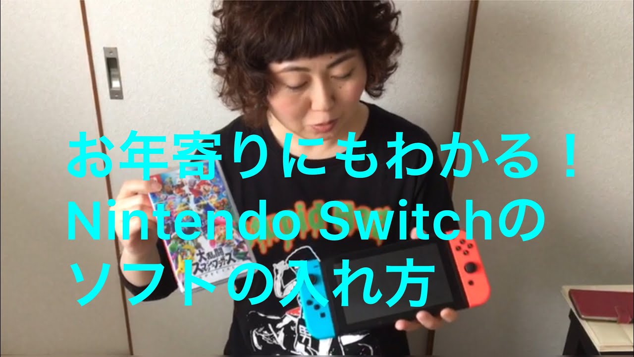 Nintendo Switchのソフトの入れ方