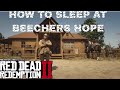 How to sleep at the ranch rdr2