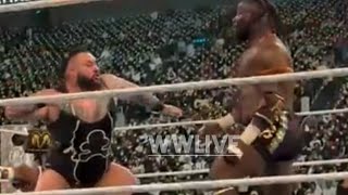 Bronson Reed attack Oba Femi - WWE RAW & SMACKDOWN 