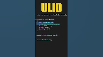 Better Than GUID - Have You Heard Of ULID Before? #shorts