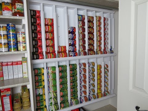 Pantry Ideas - DIY Canned Food Storage - Shanty 2 Chic