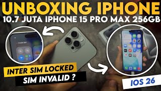 Turun Harga 10.7 juta | Unboxing iphone 15 pro max 256Gb