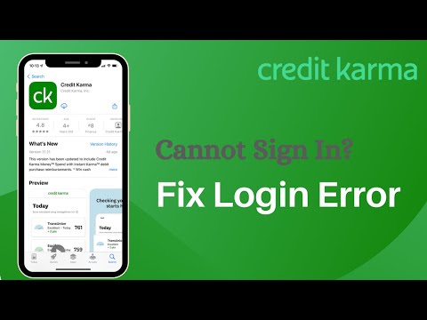 Fix Credit Karma Login Error | Problem Signing In