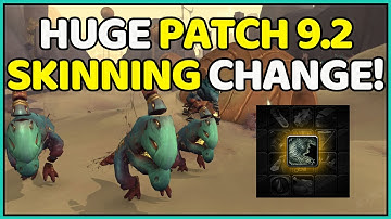 Patch 9.2 Skinning Change! HUGE IMPACT! | Shadowlands Goldmaking