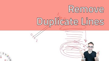 Geometry Gems #10: Remove Duplicate Lines