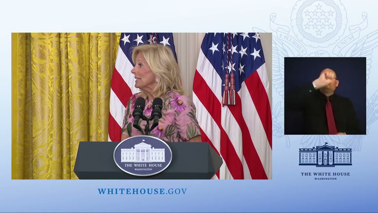 First Lady Jill Biden Hosts the IMLS 2023 National Medal for Museum and Library Service Ceremony