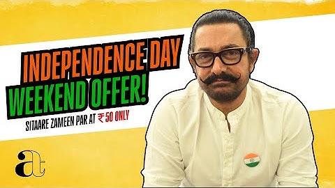 Sitaare Zameen Par at ₹50 | Independence Day Weekend Offer | Aamir Khan Talkies