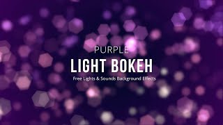 Purple Bokeh Light Free Background