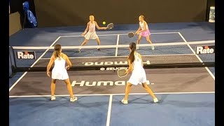 Junior Girls Doubles Pickleball. Best 2 out of 3 games for the gold.
