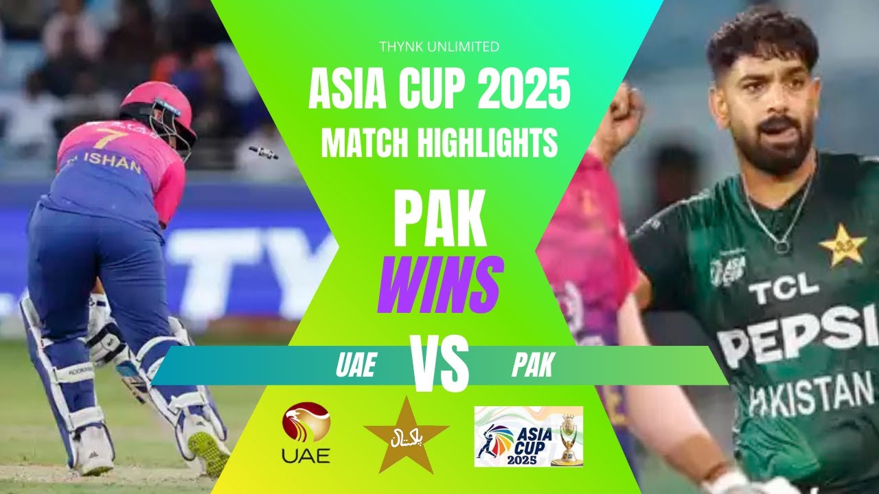 This Was a JAW-DROPPING Cricket Match | ASIA CUP 2025 | Pak vs UAE | Highlights