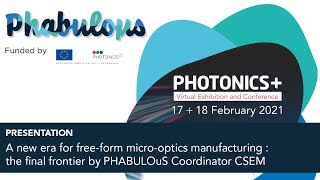 Presentation: A new era for free-form micro-optics manufacturing : the final frontier