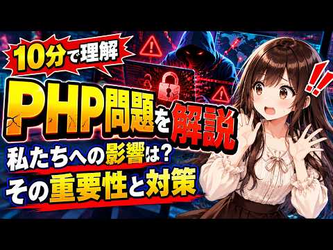 PHP問題を10分で理解！ハッキングによる情報漏洩問題、その重要性と対策、銀行・個人情報への影響を徹底解説