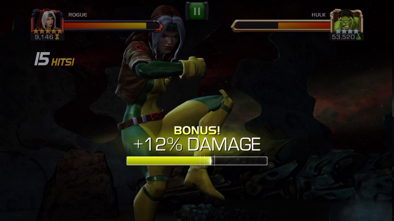 Rogue Vs Hulk and Black Bolt! ROL