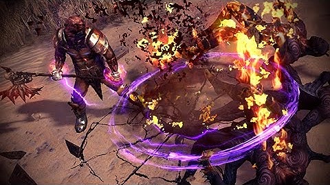 Path of Exile: Purple Herald Skill Effect