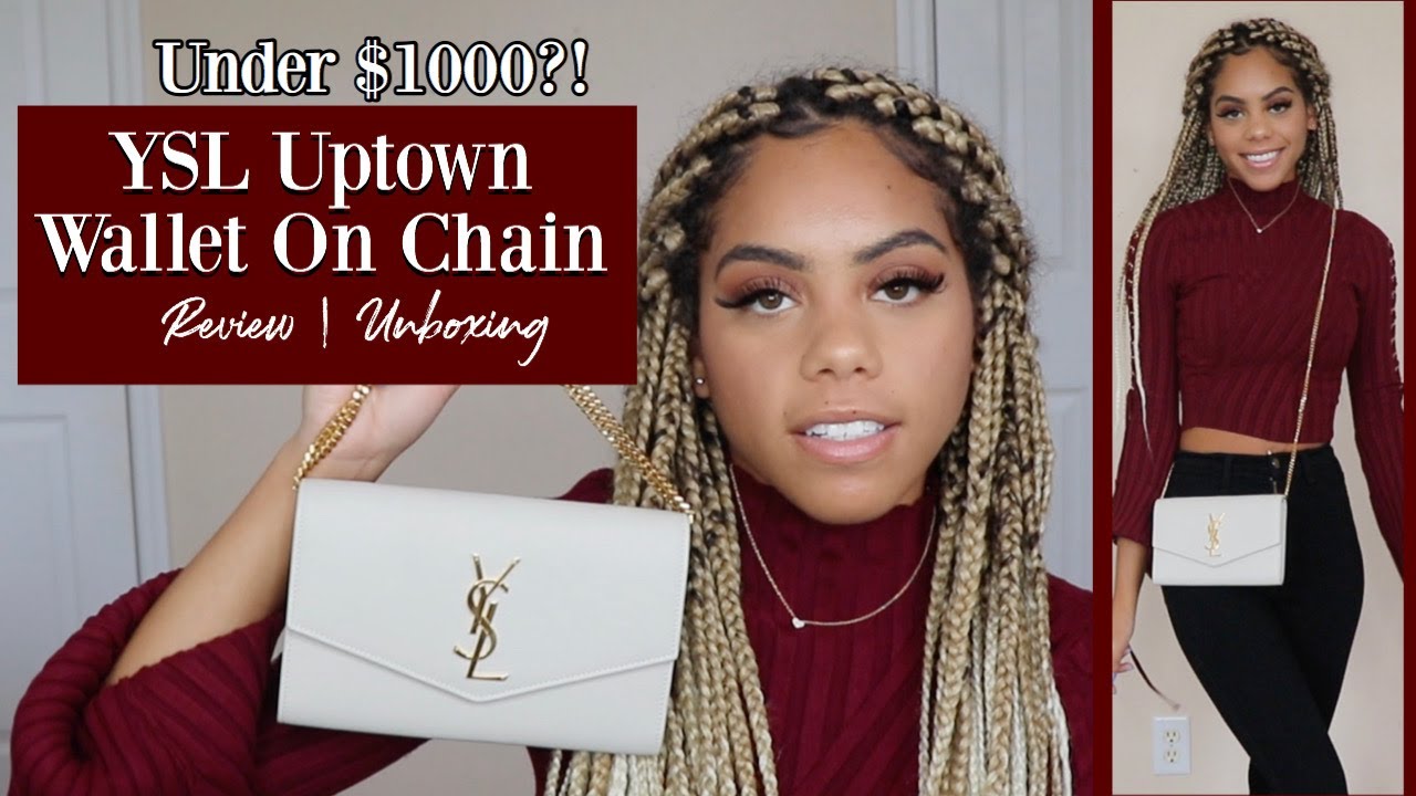 NEW YSL UPTOWN WALLET ON CHAIN - Review and Impressions 