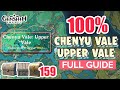 How to chenyu vale upper vale 100 full exploration  chenyu vale all chests genshin impact 