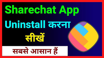 Sharechat App Uninstall Kaise Kare // Sharechat App Delete Kaise Kare // How To Uninstall Sharechat