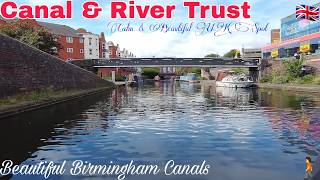 Beautiful Birmingham Canals 🇬🇧 | Canal & River Trust Walk 🌊✨ | Birmingham | UK