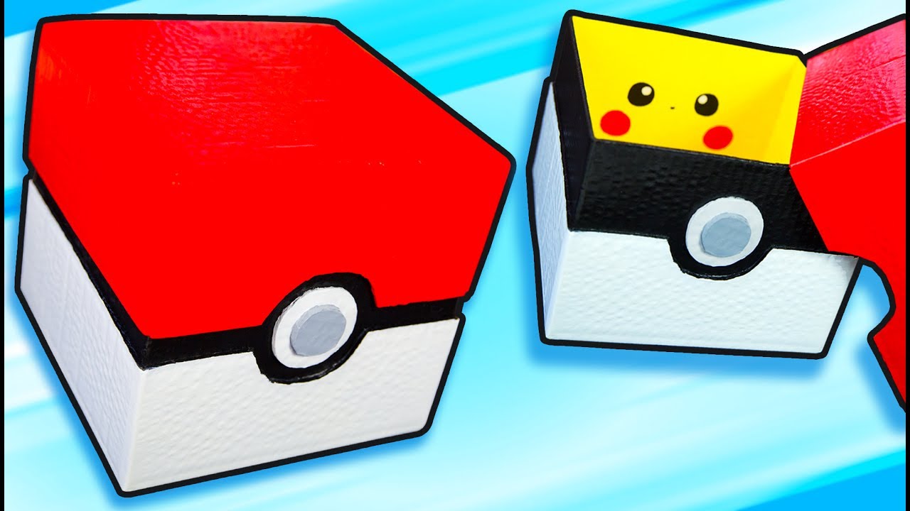 DIY Pokébox - Pokémon Collector with Pikachu | Craft Ideas for Kids on Box Yourself - YouTube
